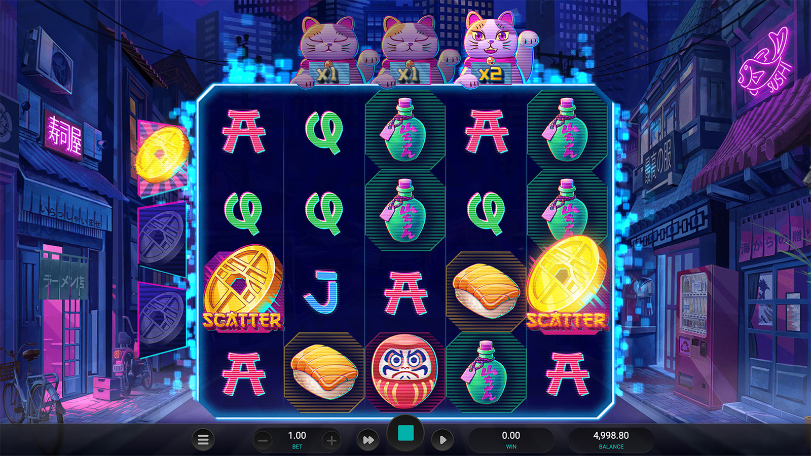 Neko Night Dream Drop Screenshot