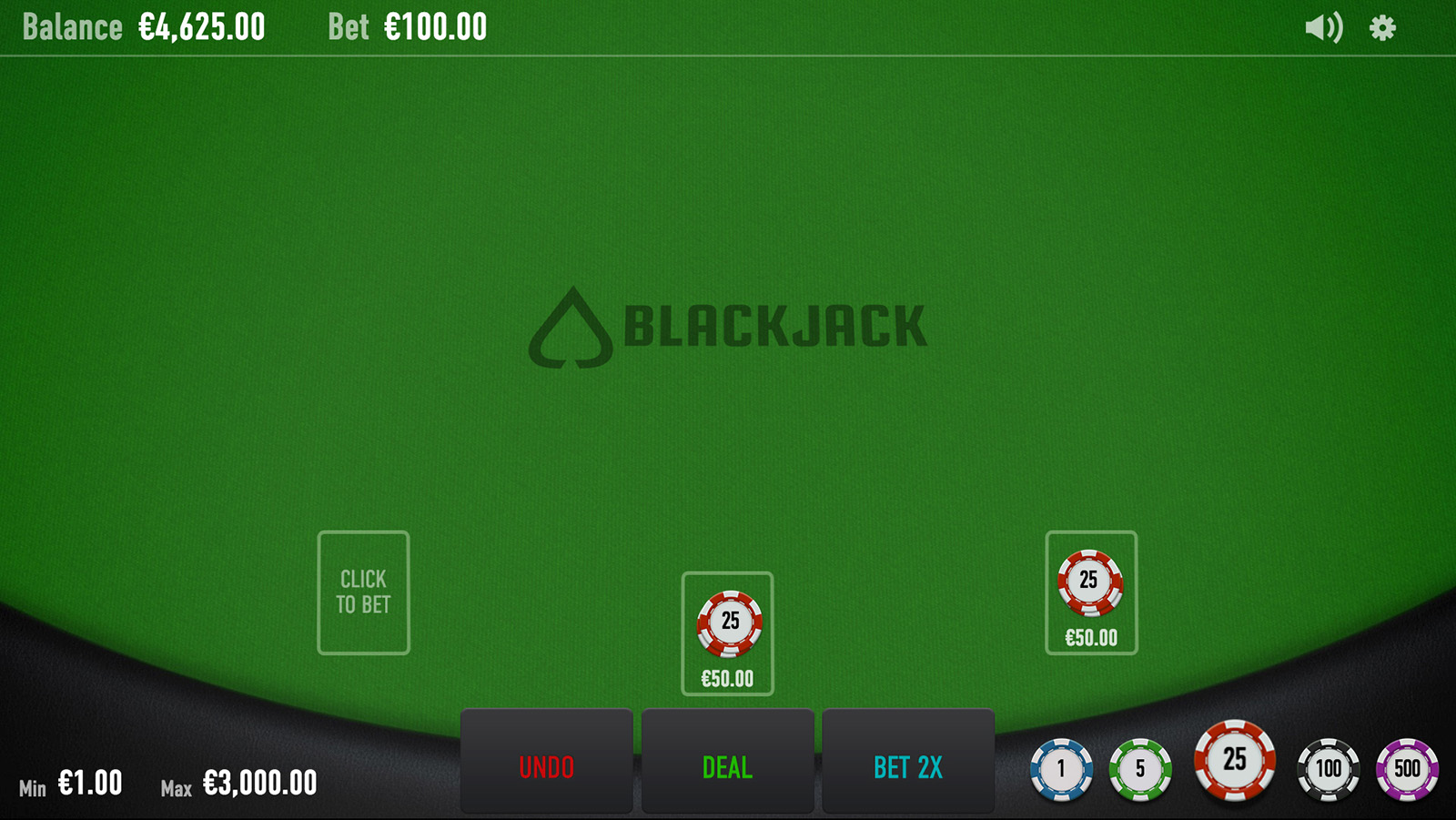Blackjack Neo Screenshot